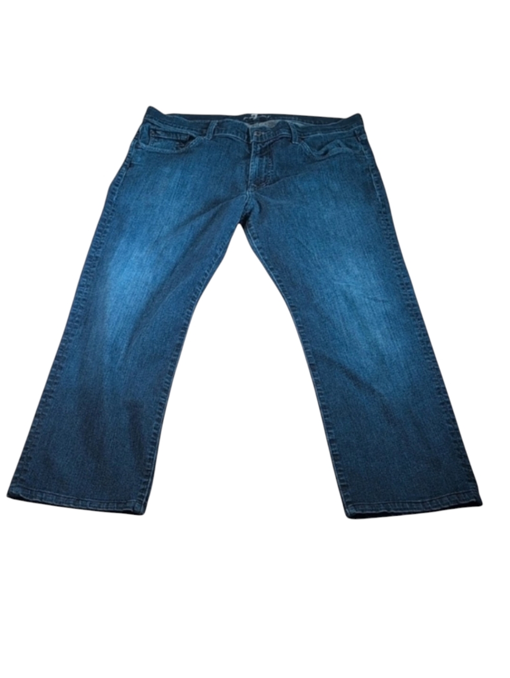 7 for All Mankind Men's Carsen Straight Leg Jeans Size 36 Med Wash
